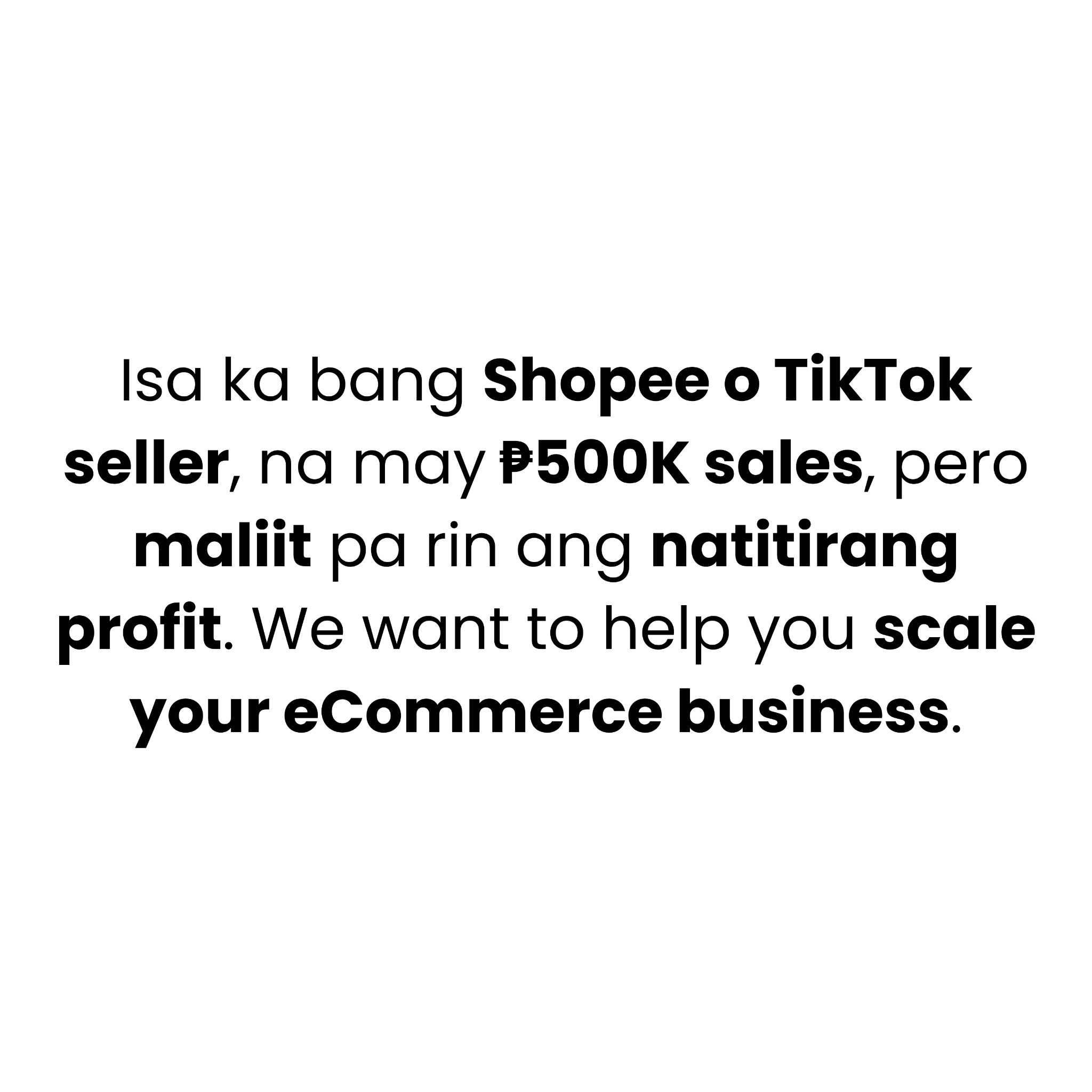ECOM Accelerator Facebook ad