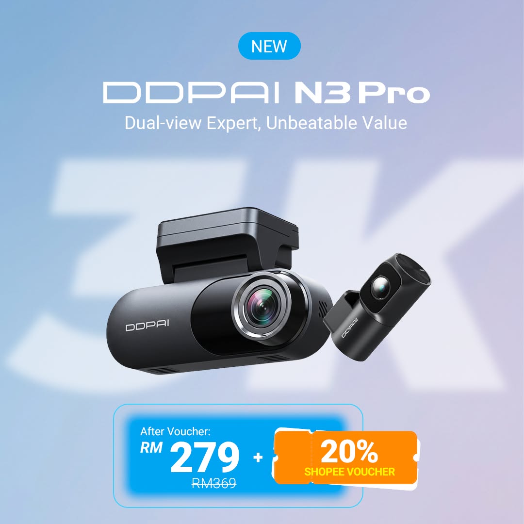 DDPAI Malaysia Facebook ad: DDPAI N3 Pro 3K | New Arrival
