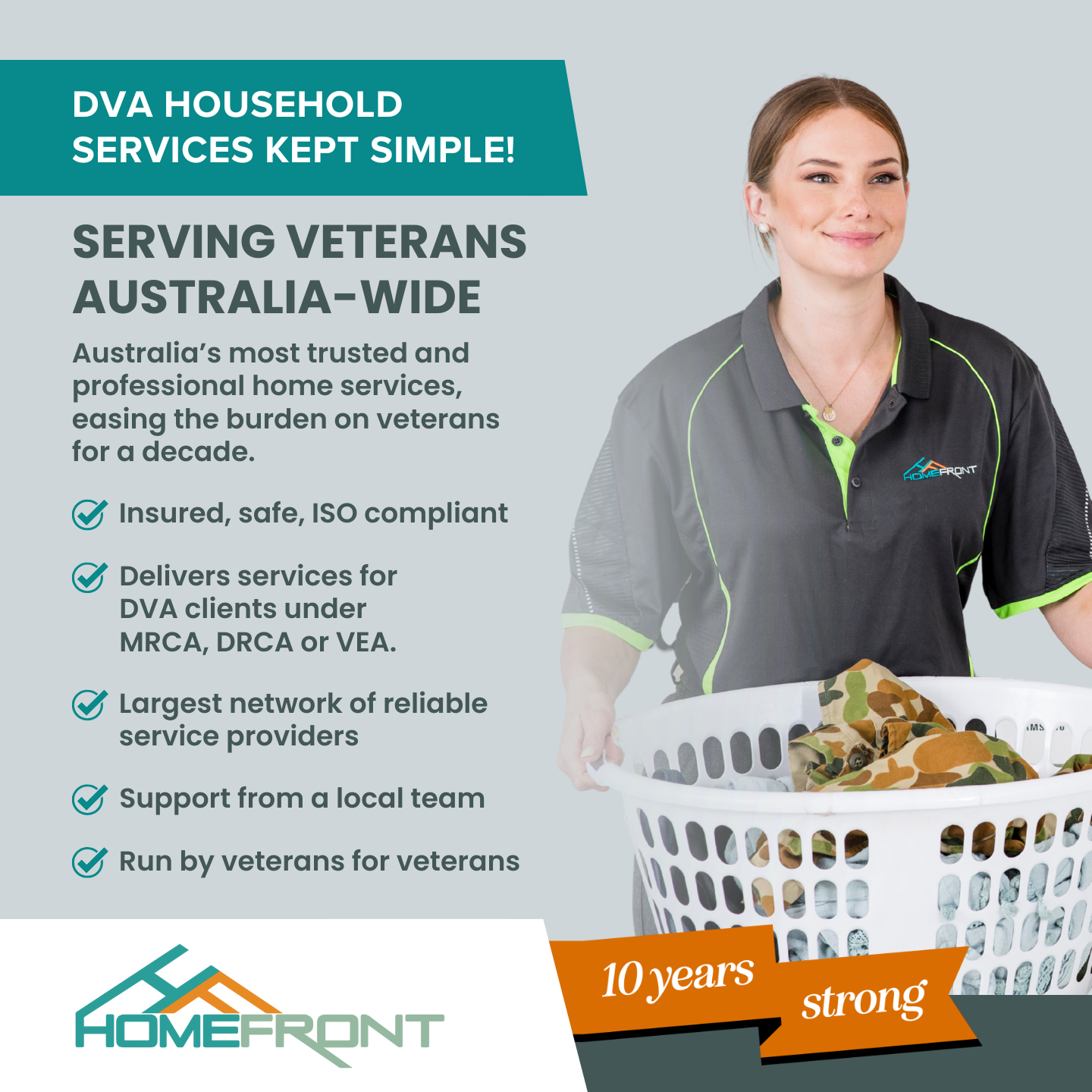 HomeFront Australia Facebook ad