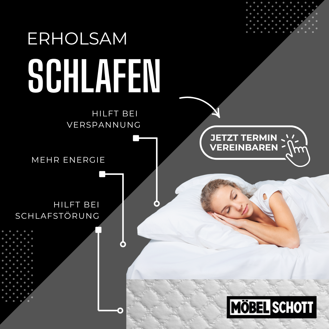 Möbel Schott Facebook ad: Endlich wieder schmerzfrei schlafen!