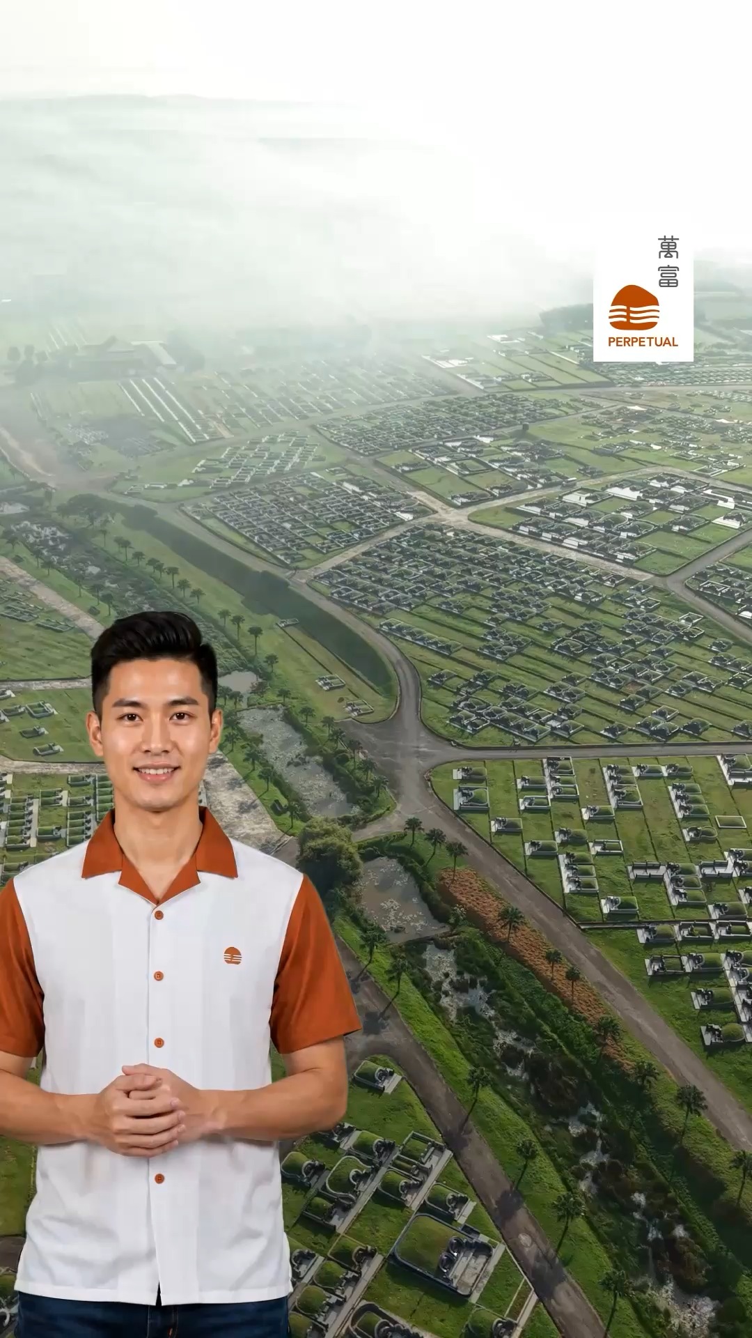 萬富 Perpetual Facebook ad: 一分钟带你探索柔佛古来万富山庄。保留原封实地山丘景观,筑就天然风水格局;凭超30年经验提供一站式服务,其中包括土葬、骨…