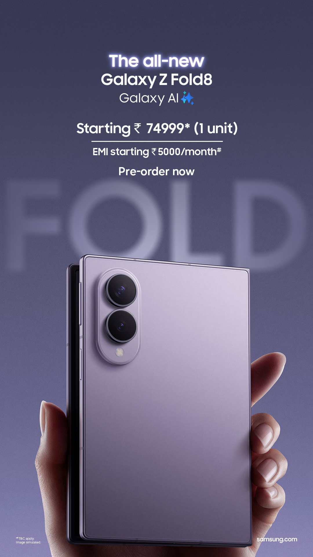 Samsung Facebook ad