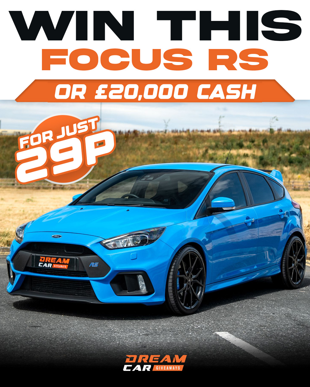 Dream Car Giveaways Facebook ad