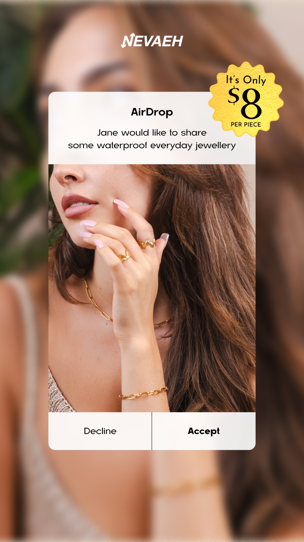 Nevaeh Store Facebook ad