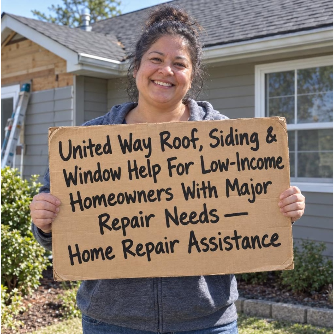Career Momentum Facebook ad: United Way Roof, Siding & Window Help For Low-Income…