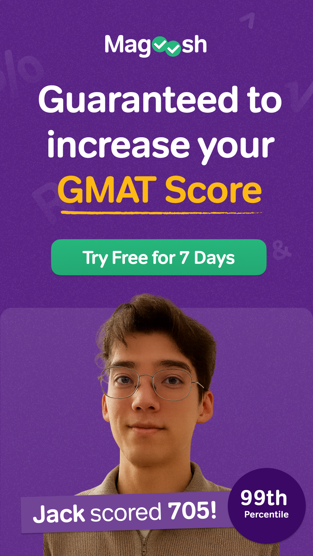 Magoosh Facebook ad: Get into Dream Schools with Magoosh