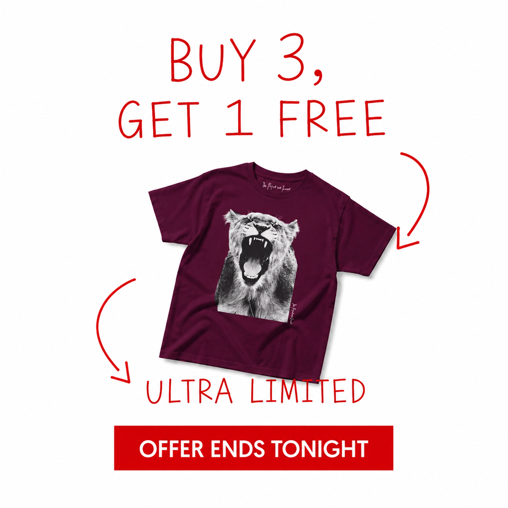 In Print We Trust Facebook ad: Just Restocked After 4 Months