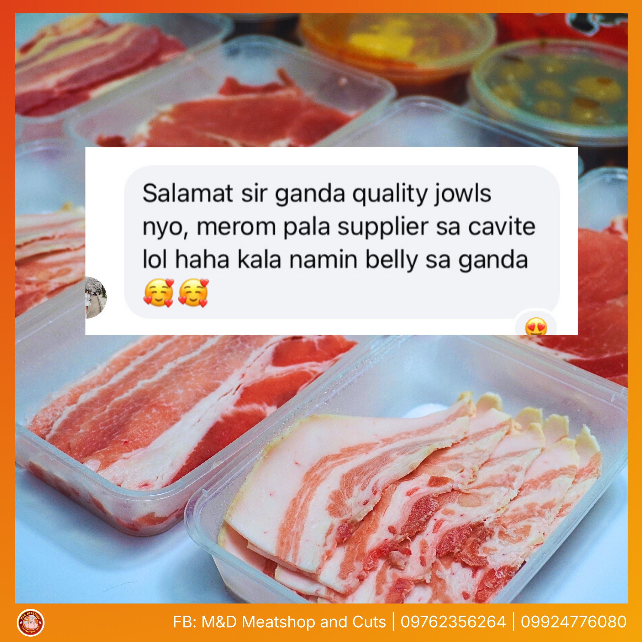 M&D Meatshop and Cuts Facebook ad: Recent Customer Reviews!