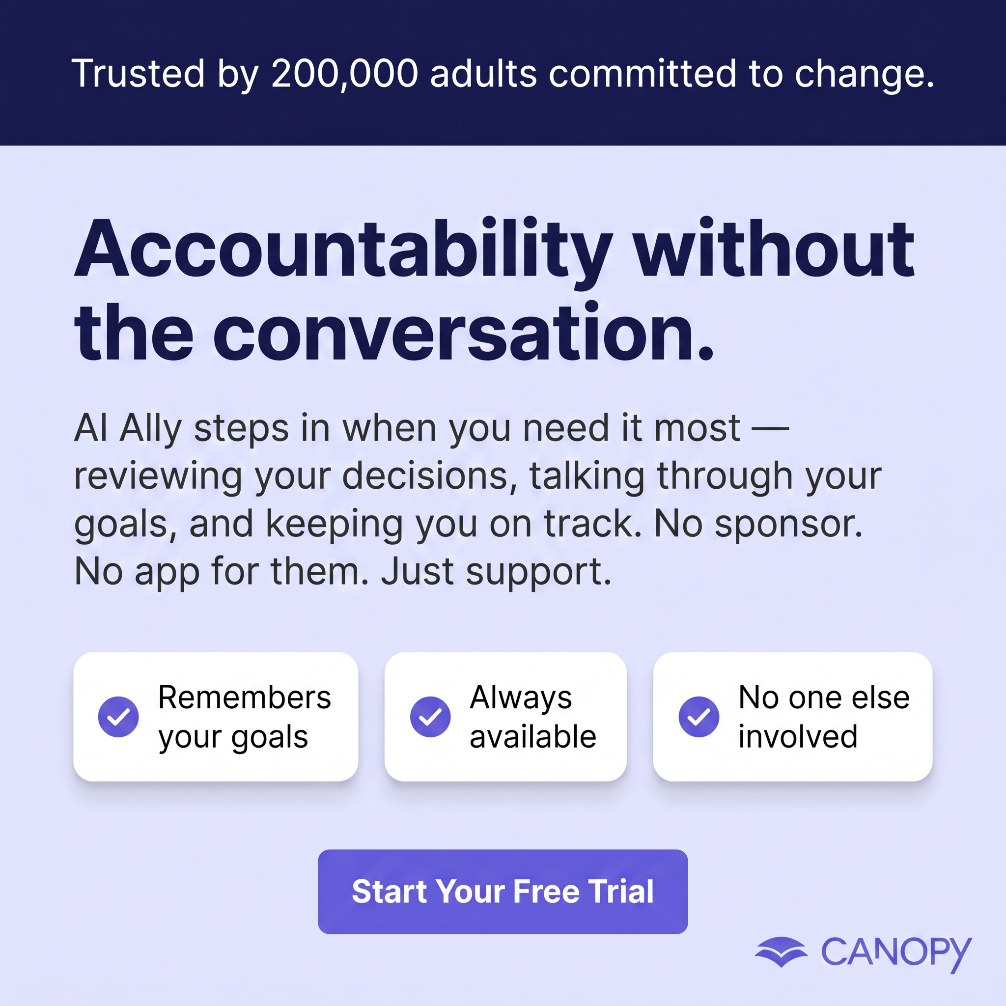 Canopy, A Parental Control App Facebook ad: 45% Off With Code ALLY45