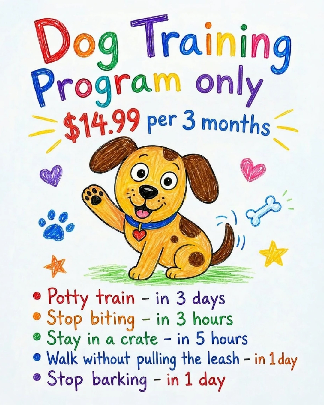Puppy Tips for Training Facebook ad