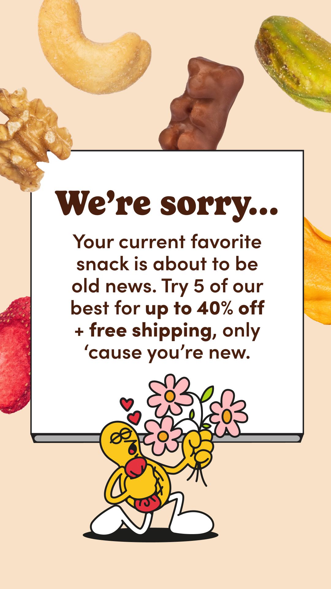 Nuts.com Facebook ad