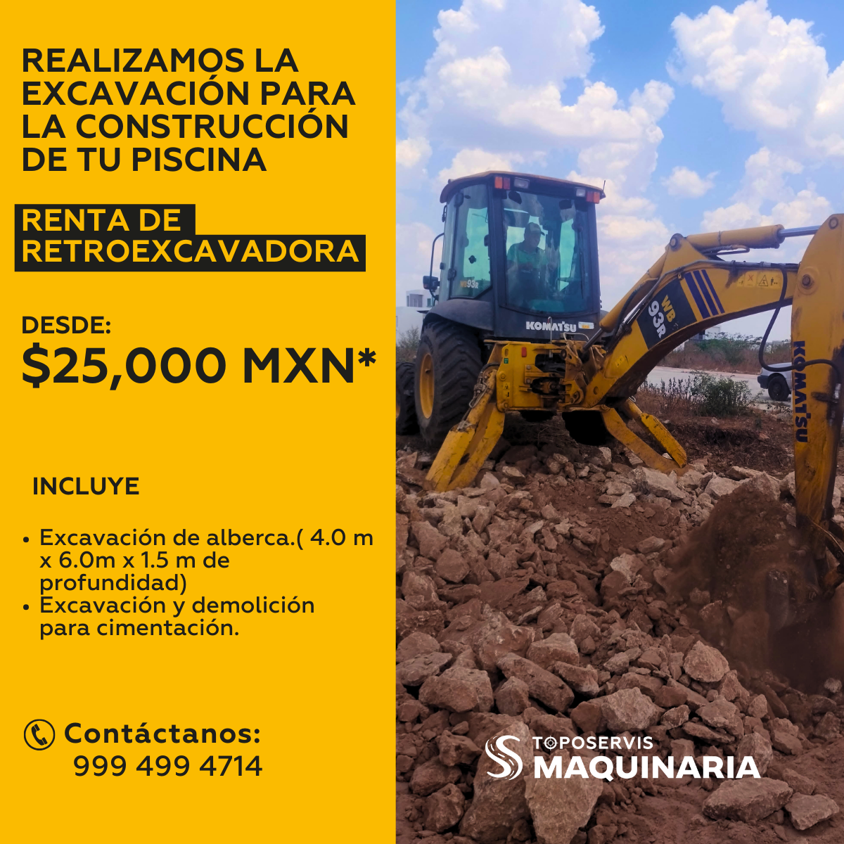 Toposervis Maquinaria Facebook ad