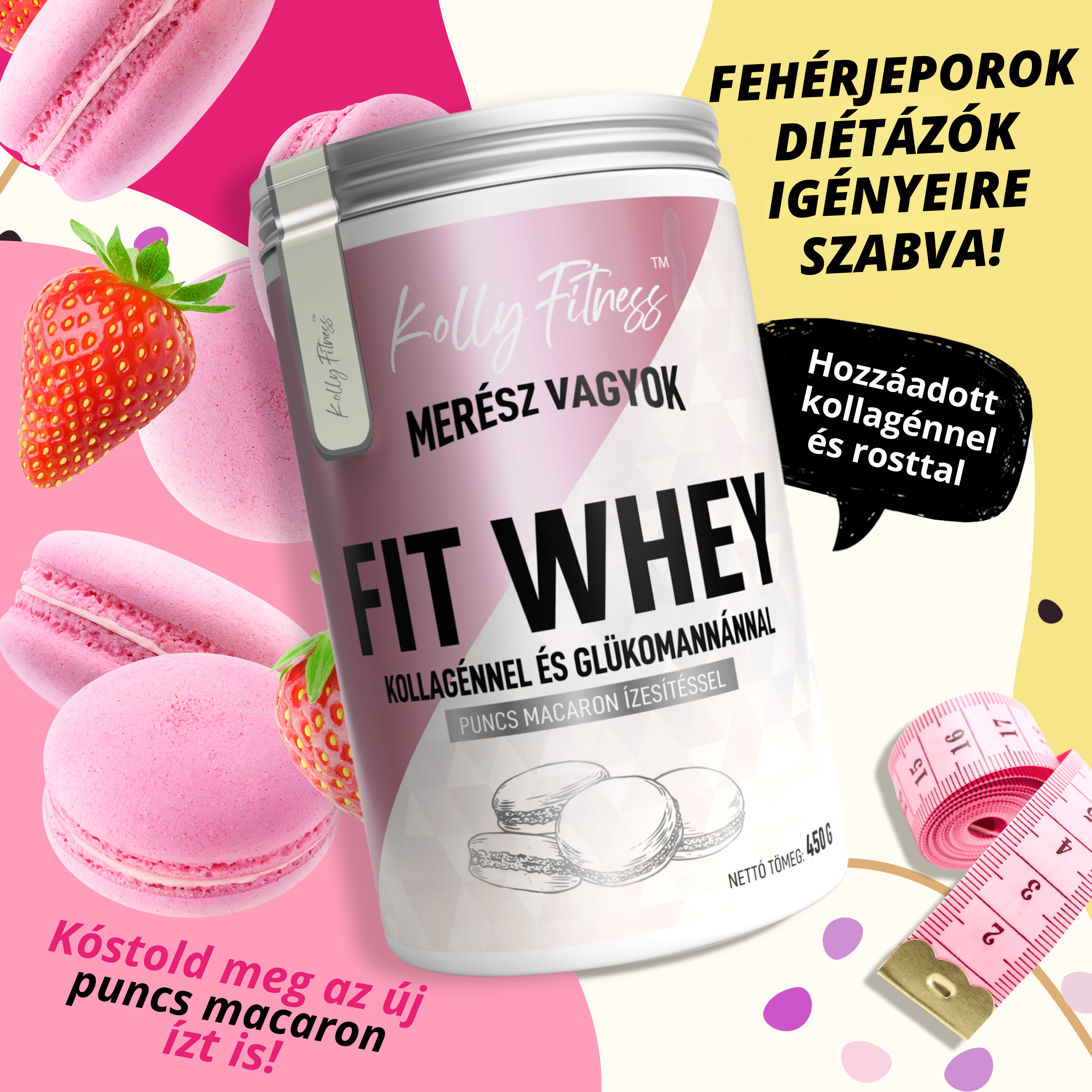 Kolly Fitness Webáruház Facebook ad: Prémium minőségű táplálékkiegészítőket keresel?