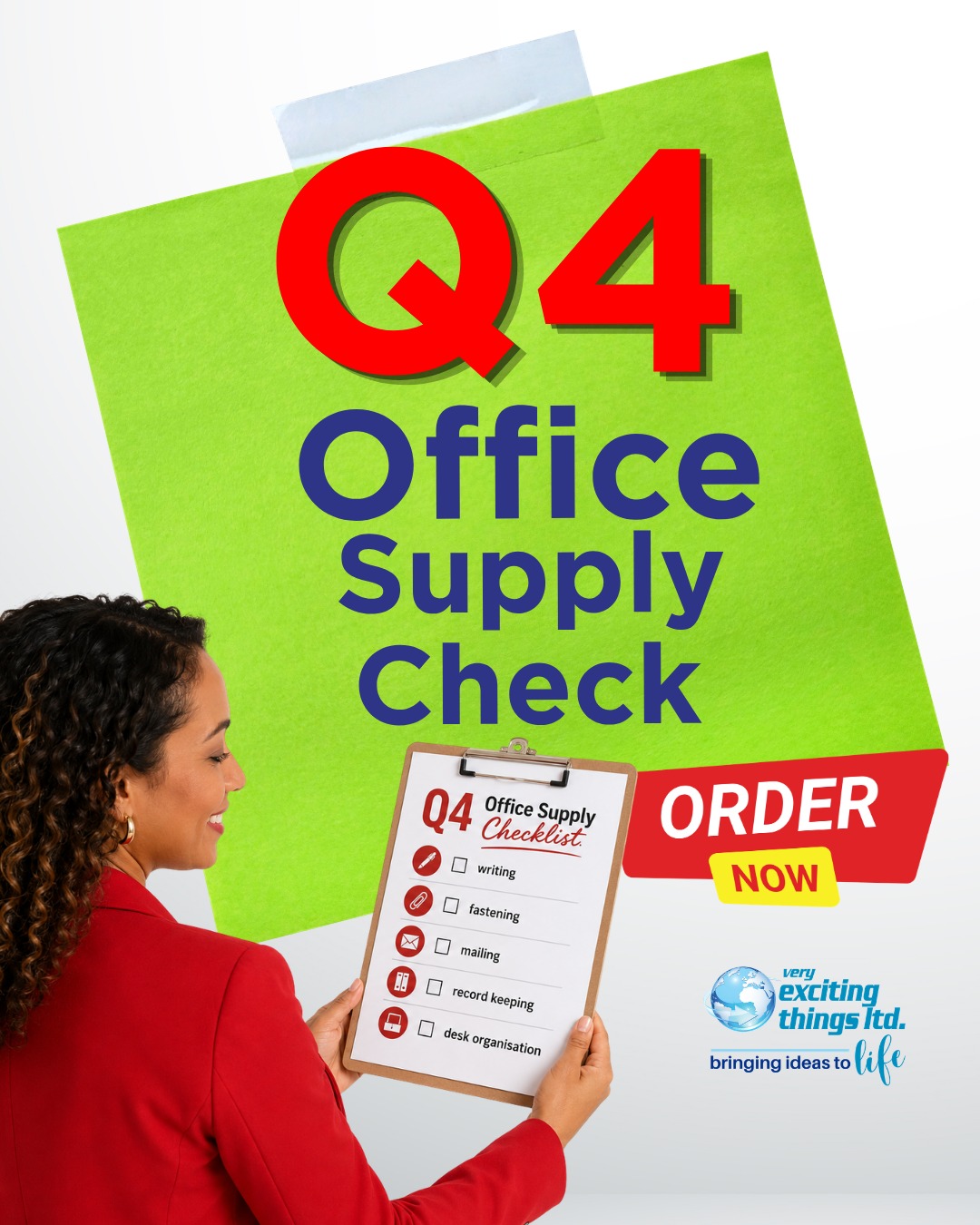 Very Exciting Things Ltd. Facebook ad: October is almost here; what is your office…