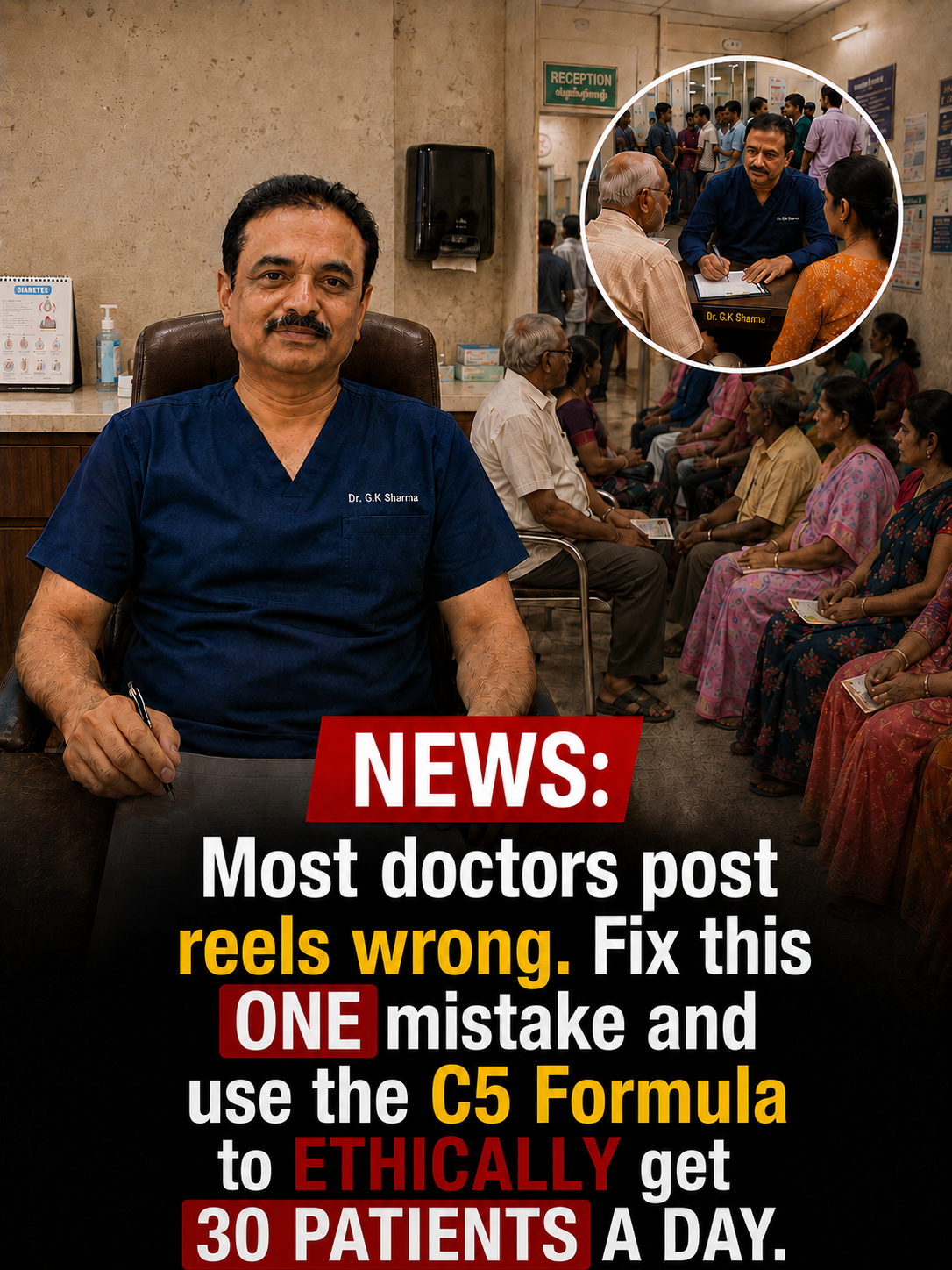 Hook Examples Facebook ad: Doctor Creator Toolkit: a Patient Conversion Engine