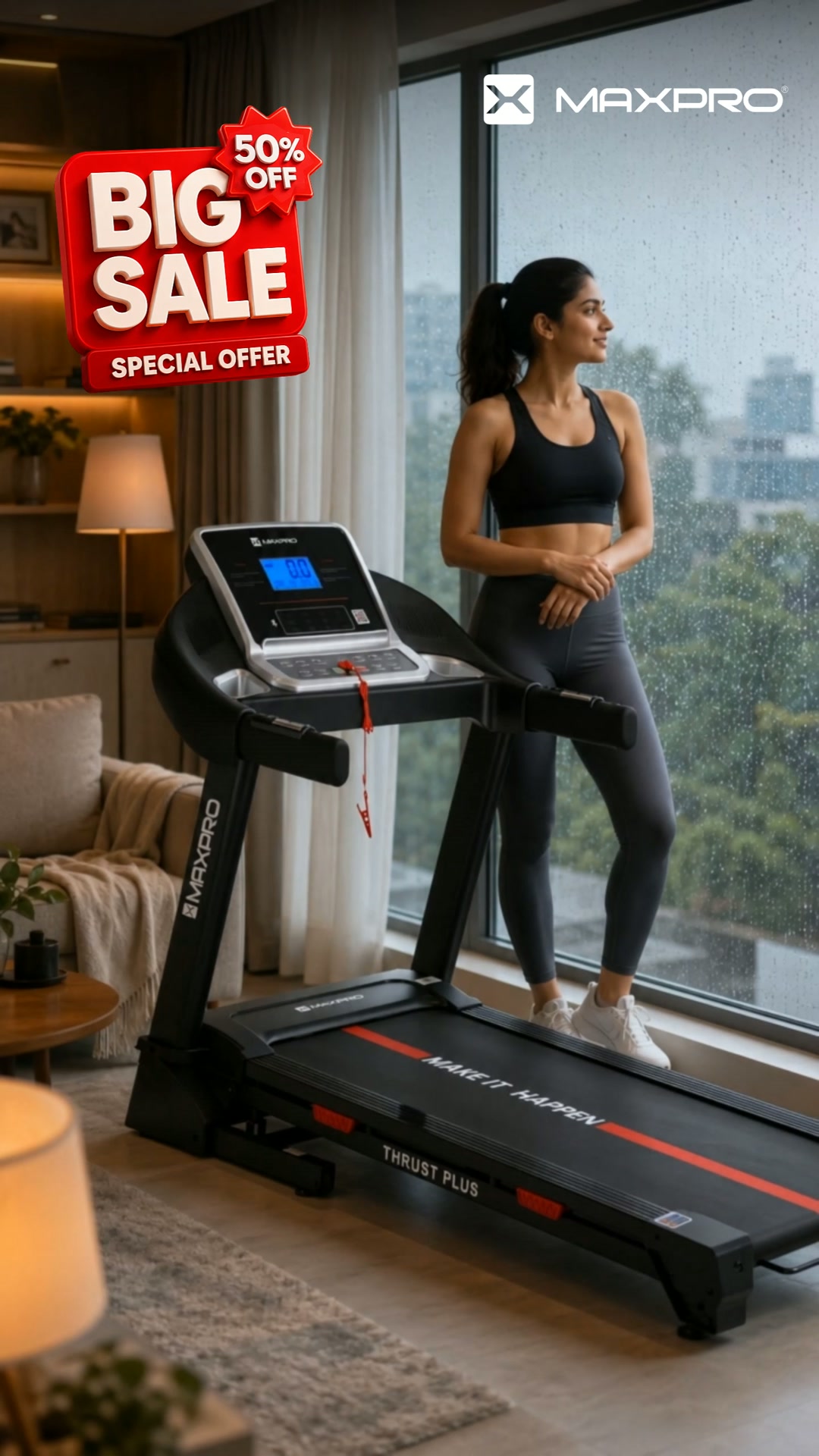 Maxpro Fitness Equipments Facebook ad: **Bring Your Fitness Goals Home with MAXPRO FITNESS**