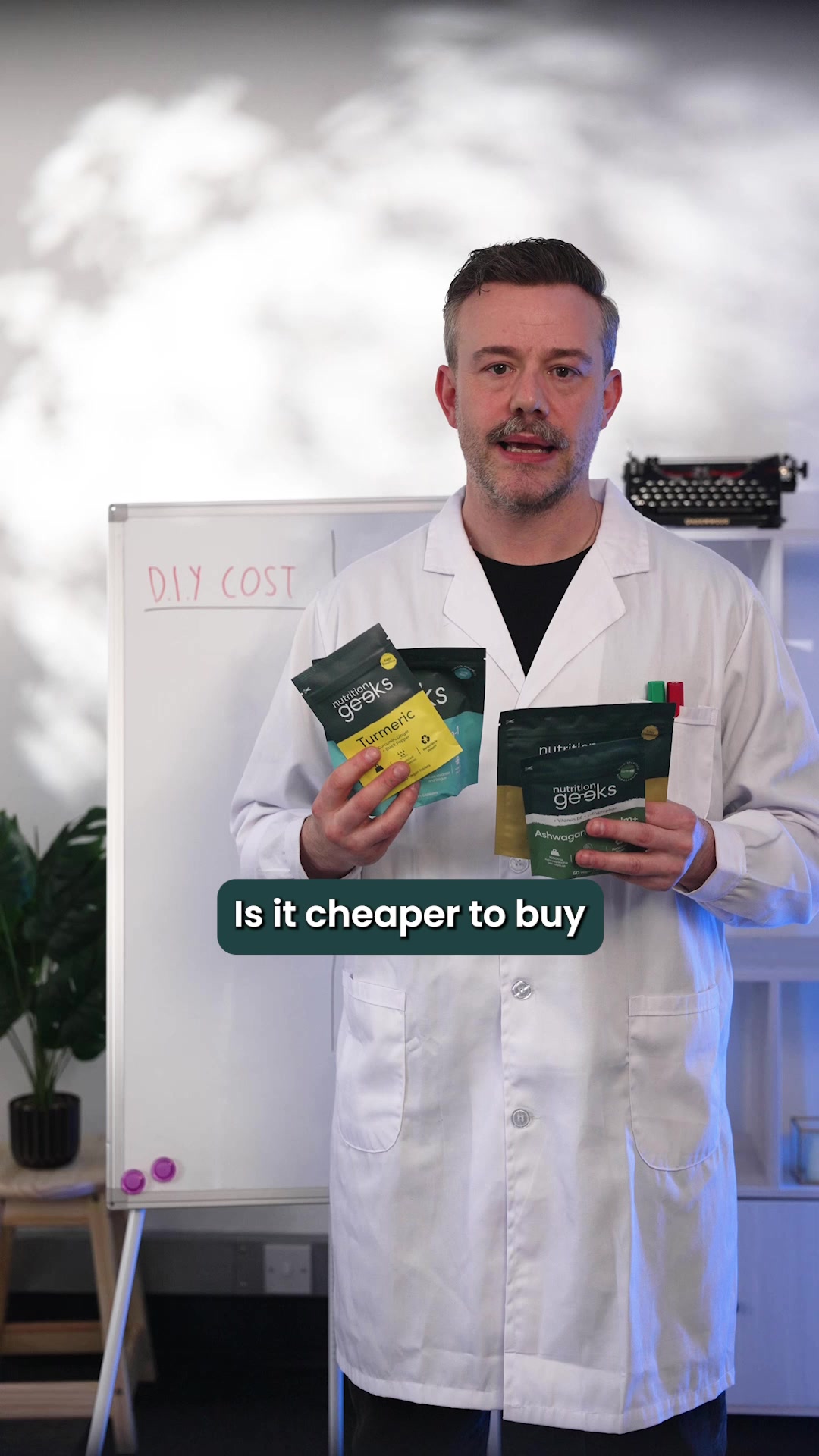 Nutrition Geeks Facebook ad: Get 30% Off Your First Order + Free Delivery