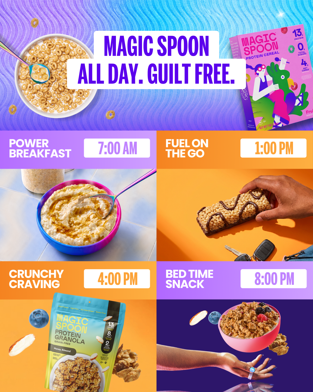 Magic Spoon Cereal Facebook ad