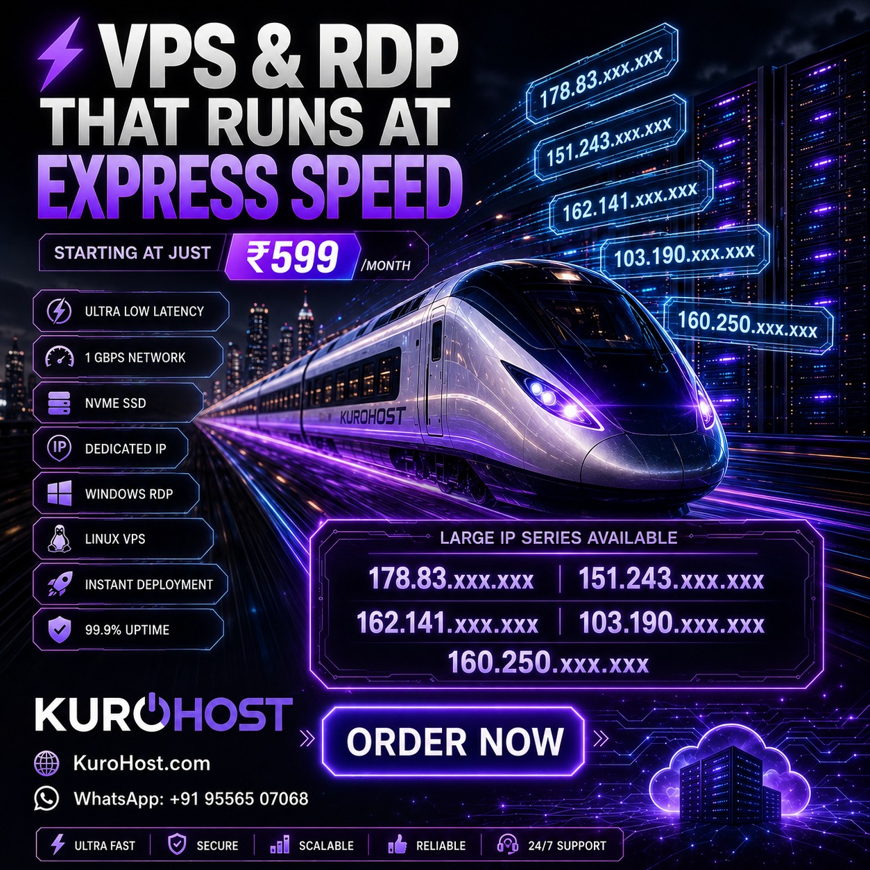 Kurohost Facebook ad