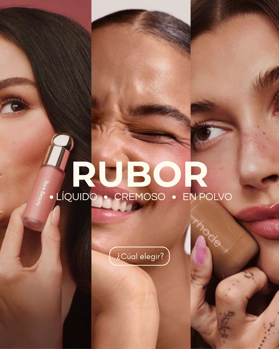 Icónica Maquillaje Facebook ad: El rubor no es un detalle.