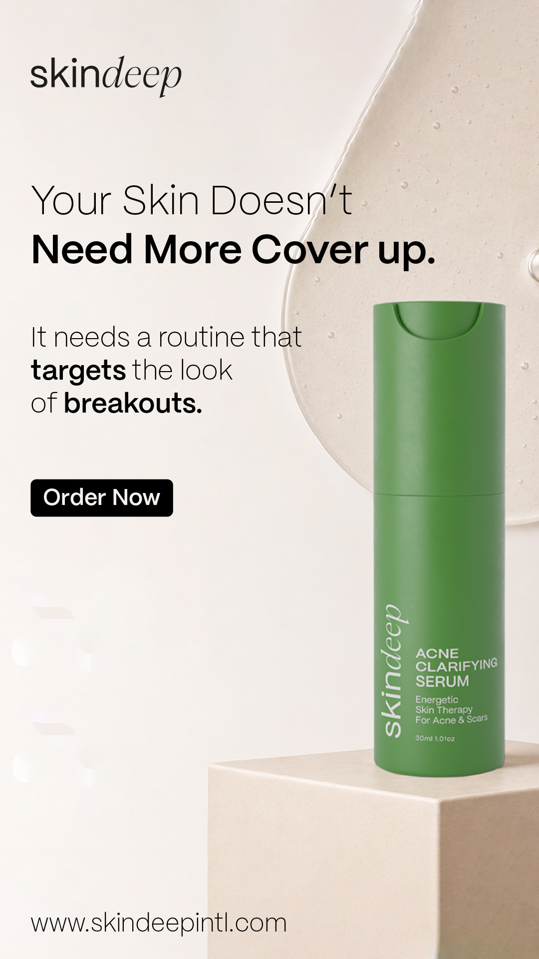Skin Deep Facebook ad