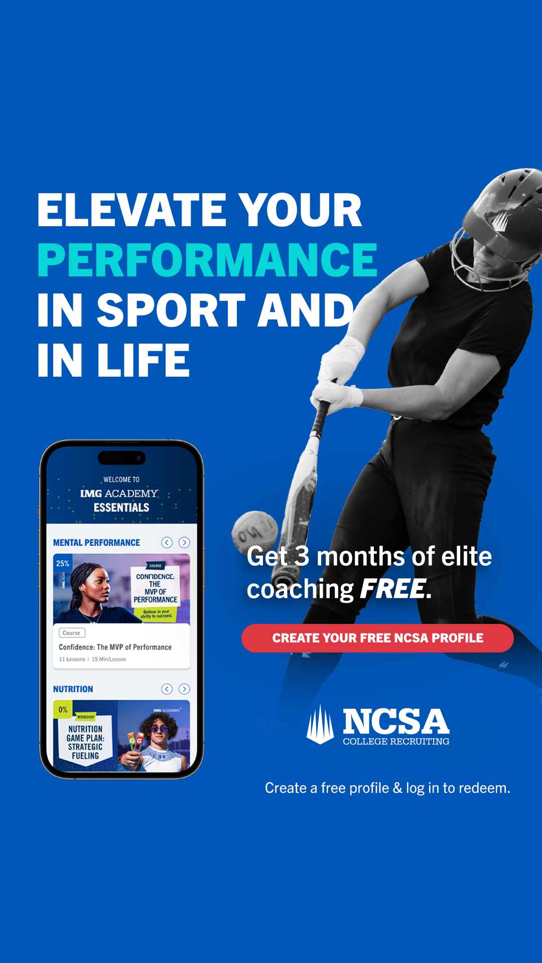 NCSA College Recruiting Facebook ad
