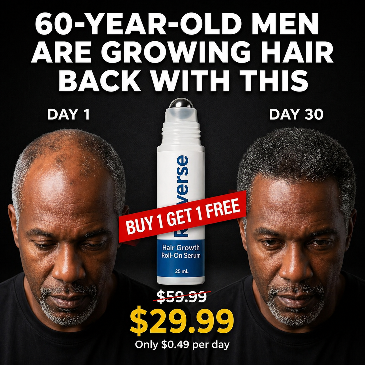 Reverse HairCo Facebook ad