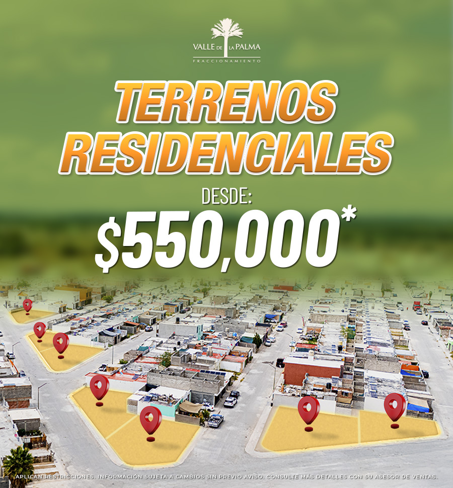 Valle de la Palma Facebook ad: Tu terreno en Valle de la Palma | Desde $550,000