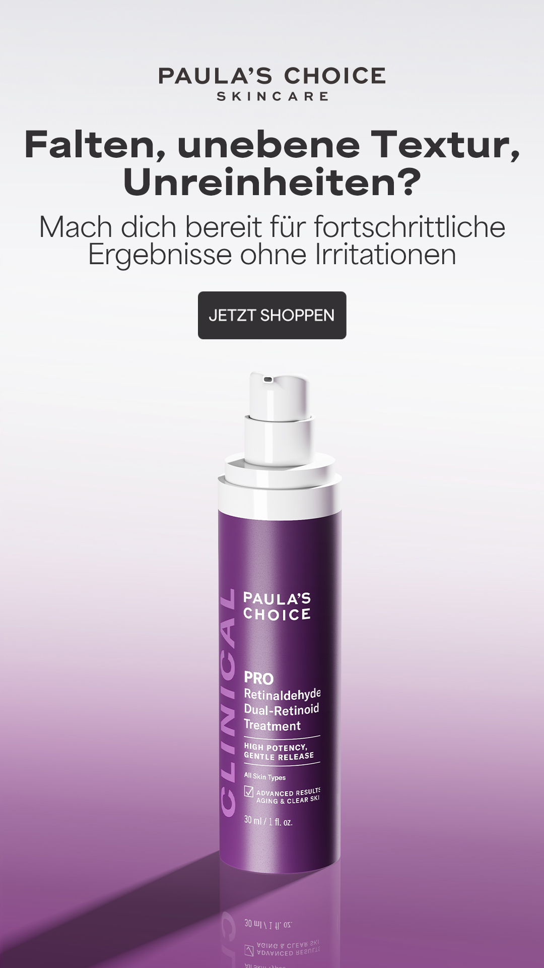 Paula's Choice Facebook ad from Aug 31, 2026