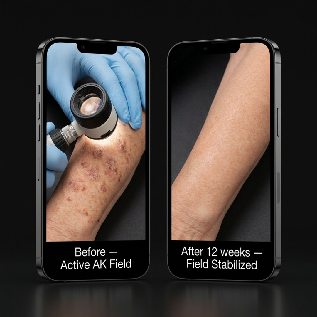 Actinic Keratosis Reset Facebook ad
