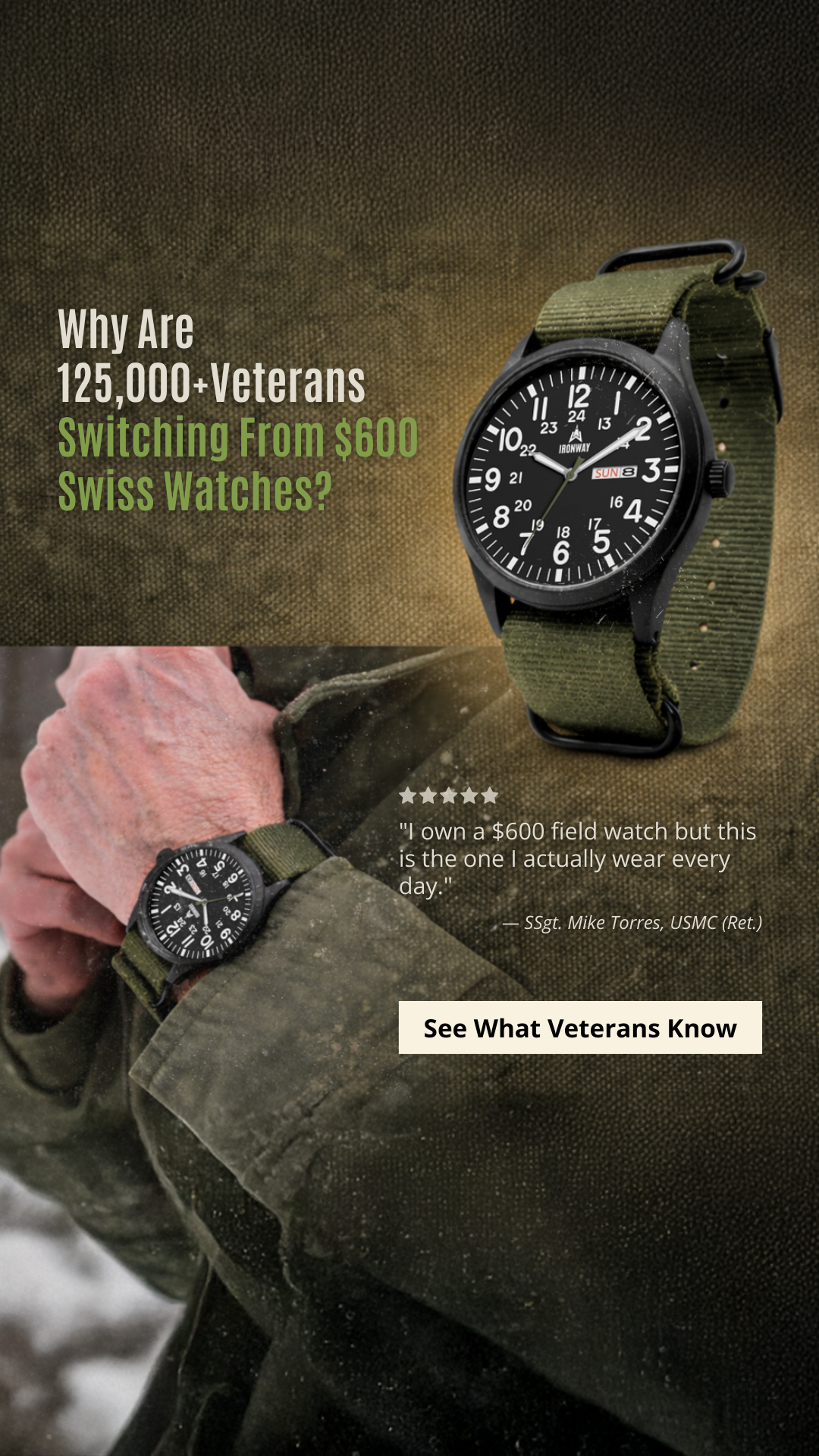 The Veteran Community Facebook ad