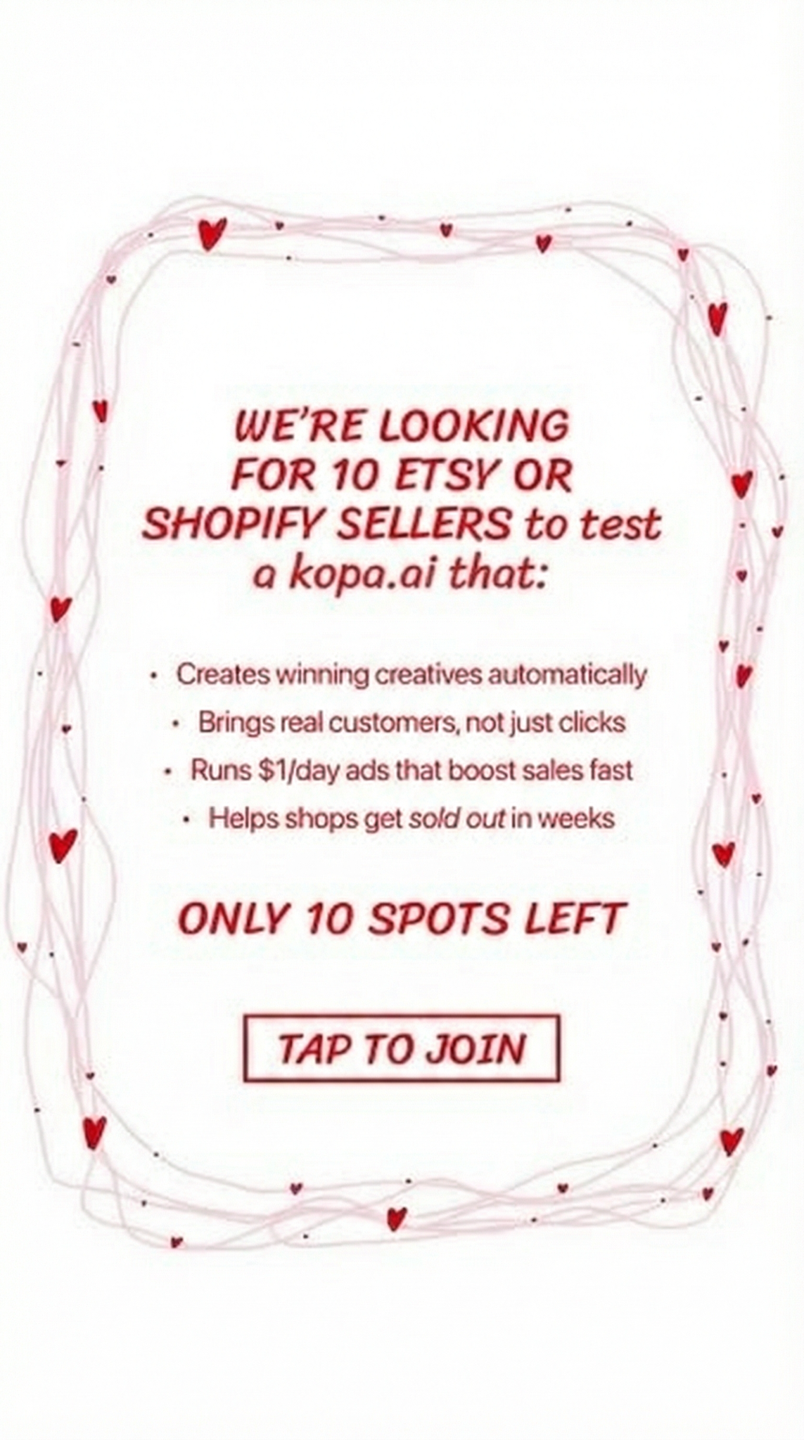 kopa.ai Facebook ad