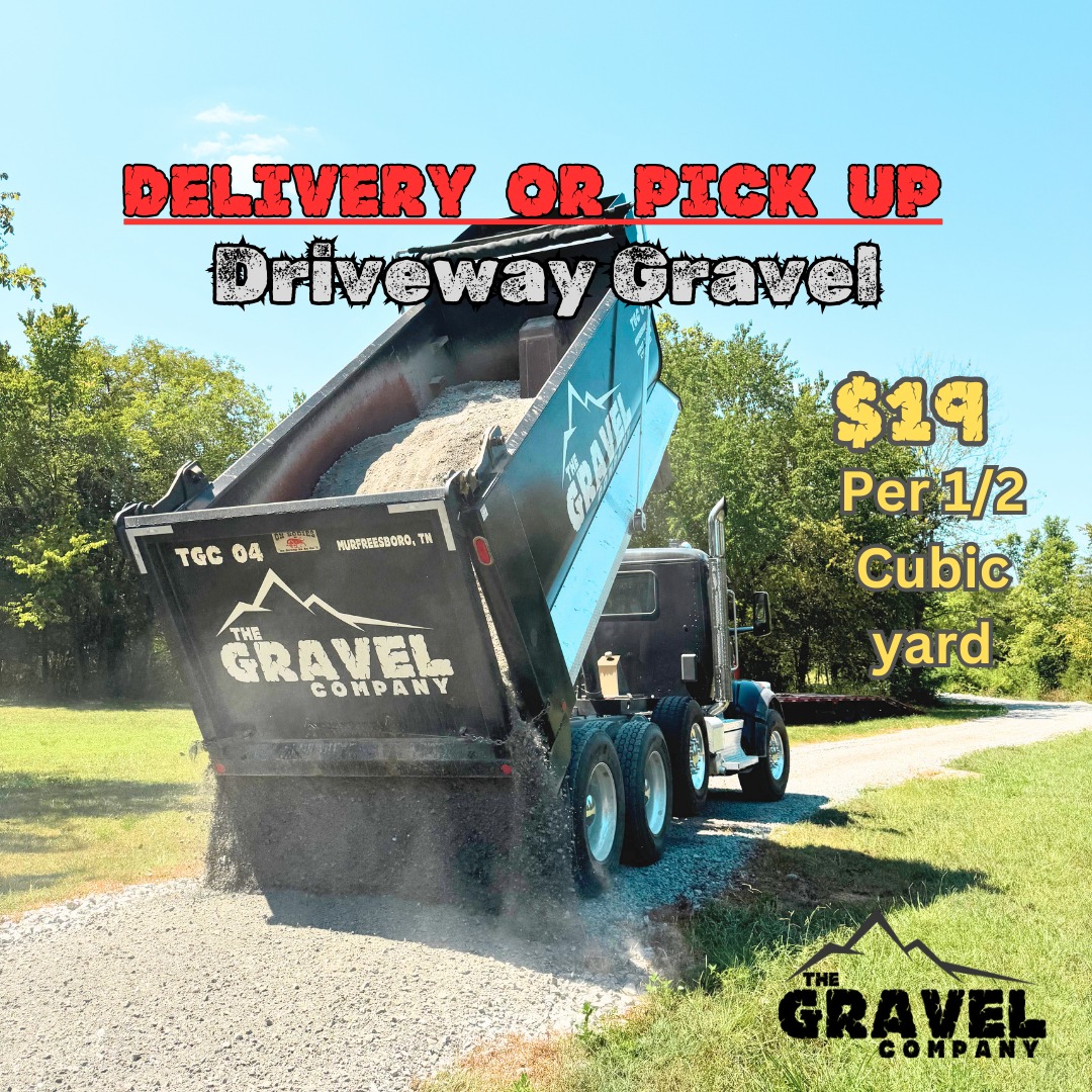 The Gravel Company Facebook ad: We Deliver Gravel Sand & Soil