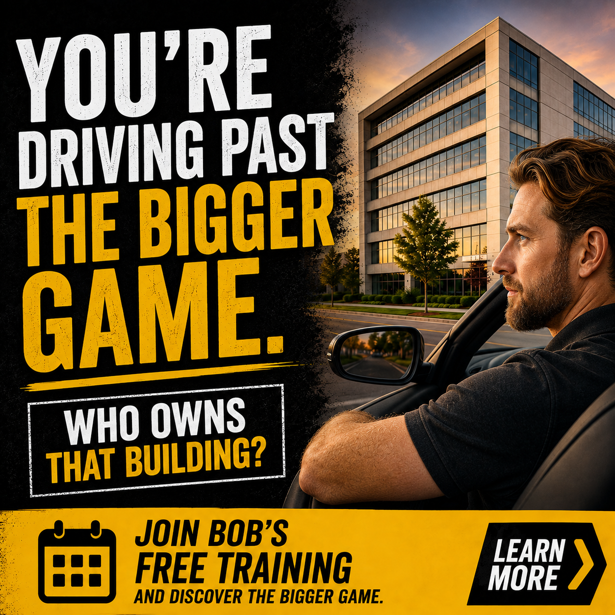 Real Estate Advanced Facebook ad: Who Owns That Building?