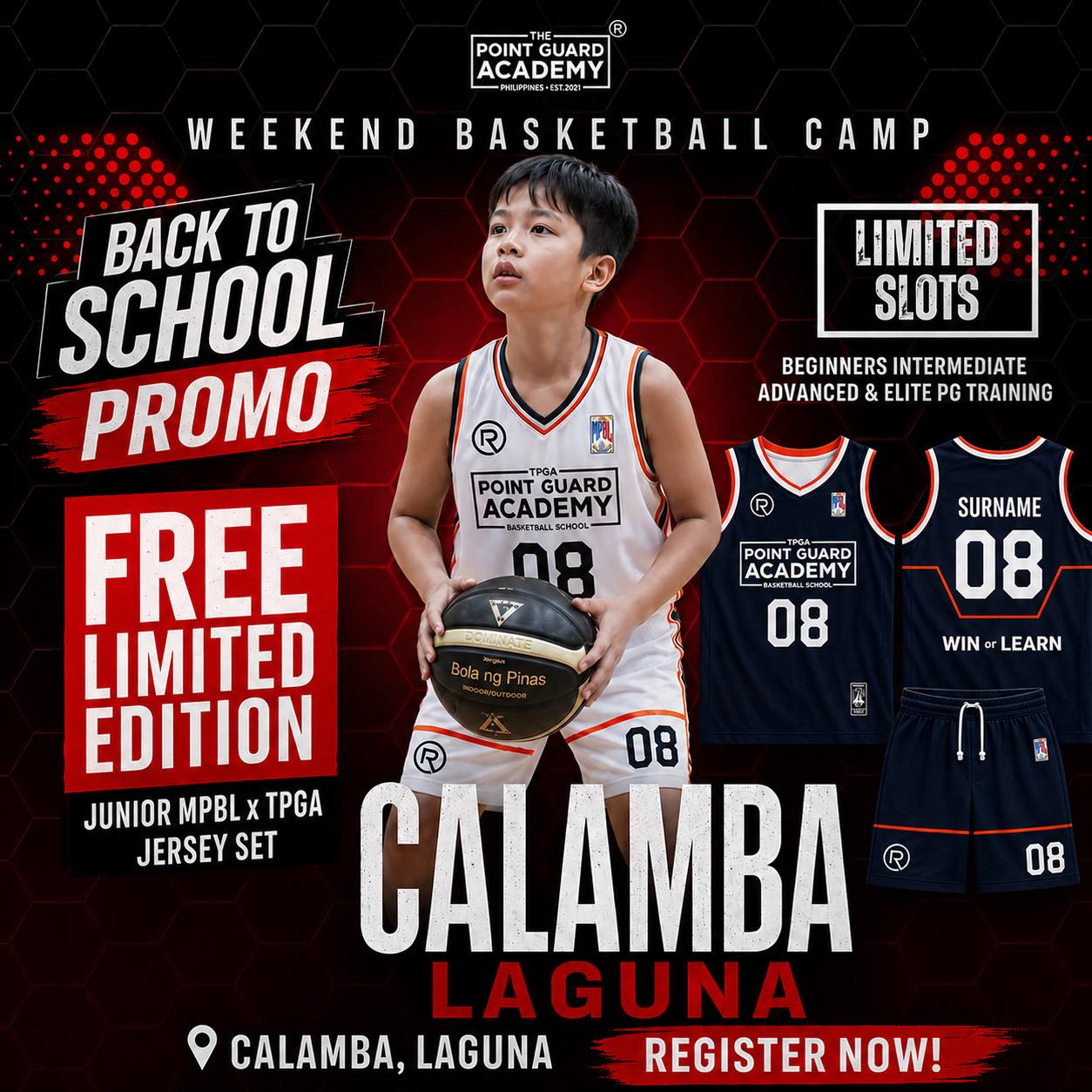 The POINT GUARD Academy Facebook ad