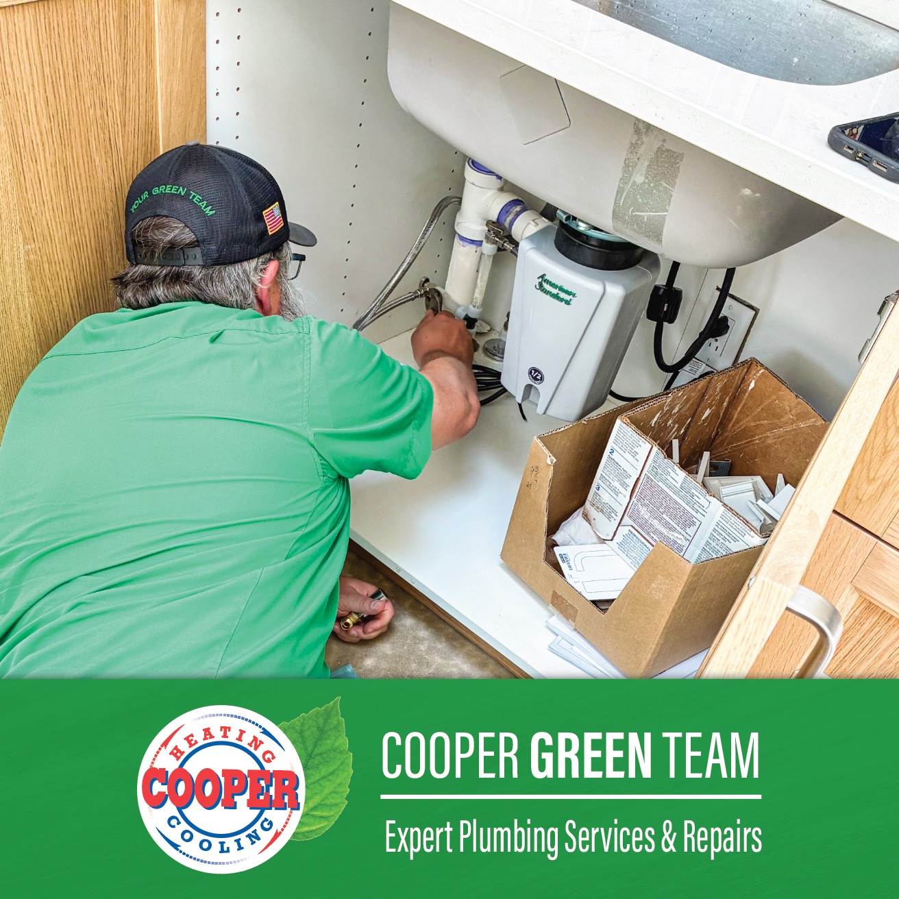 Cooper Heating, Cooling, Plumbing and Electrical Facebook ad