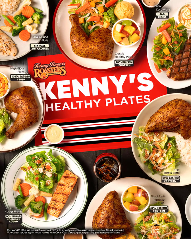 Kenny Rogers Roasters Philippines Facebook ad: Kenny's Healthy Plates