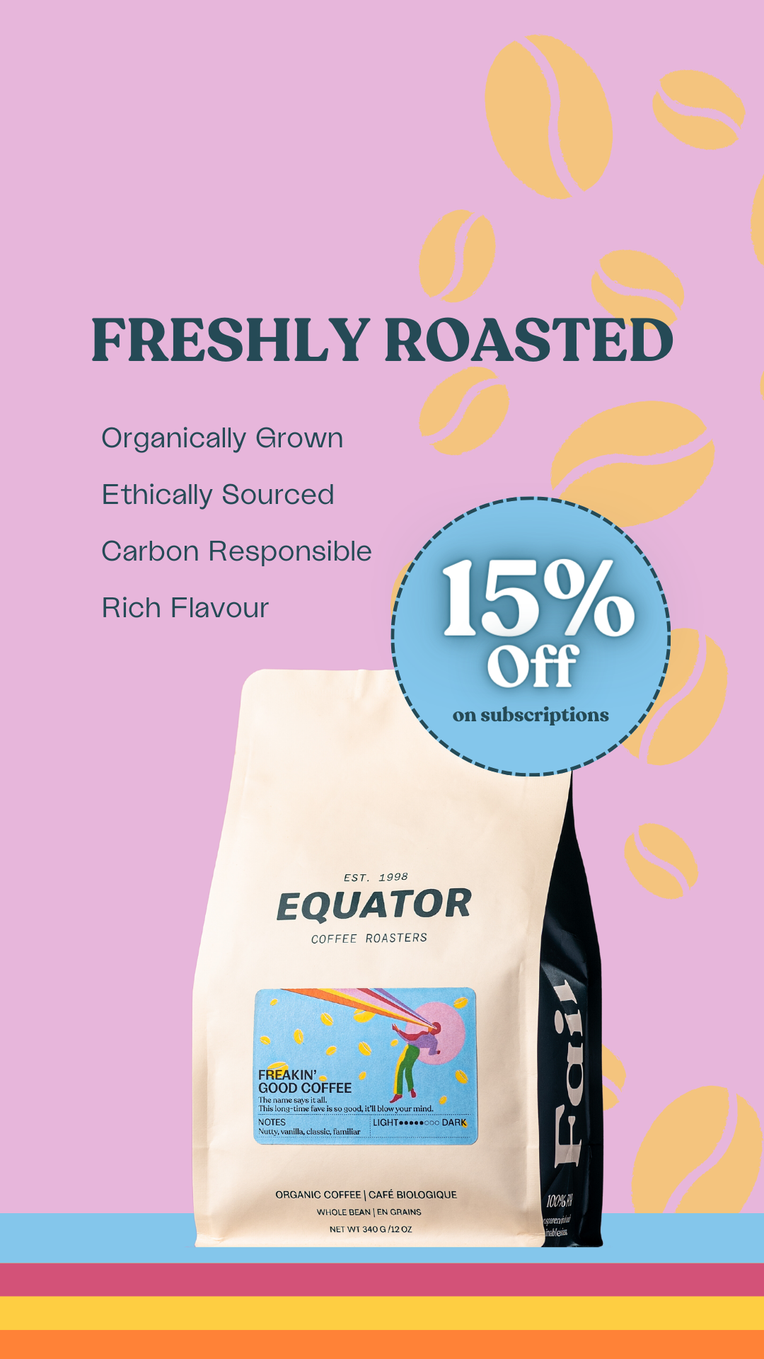 Equator Coffee Roasters Facebook ad