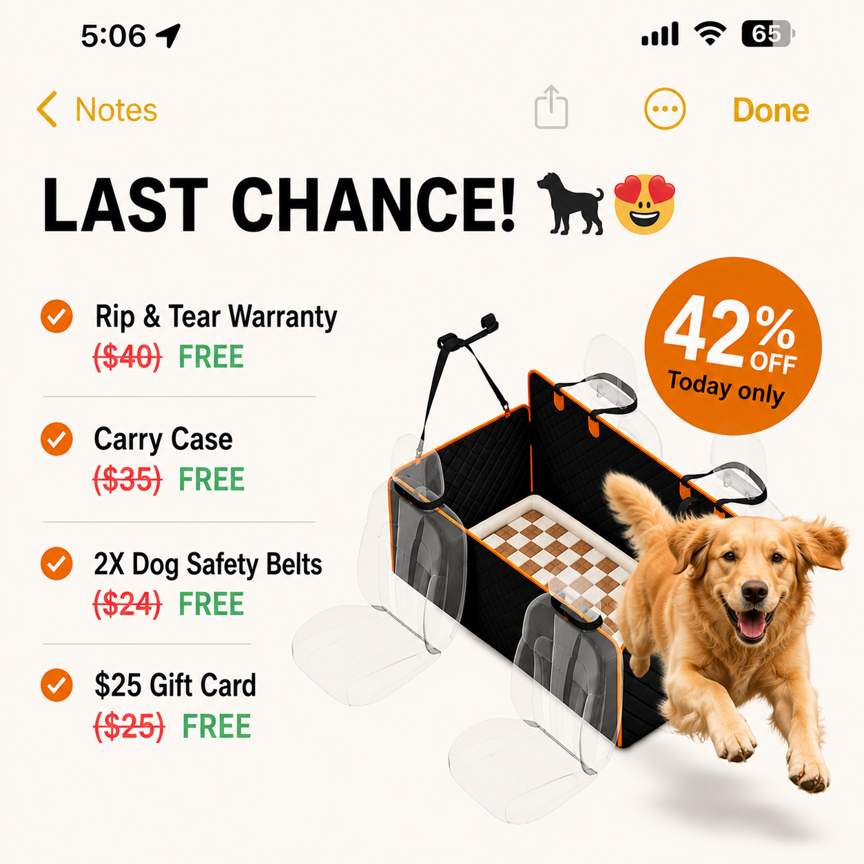 PetsVet Supply Facebook ad
