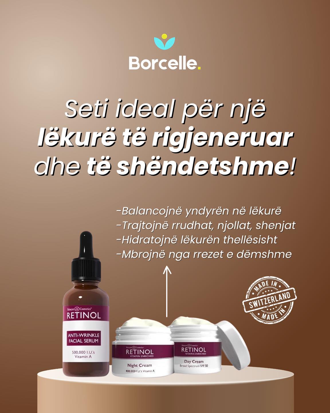 Borcelle.ks Facebook ad: Një lëkurë e rigjeneruar dhe e shëndetshme nuk…
