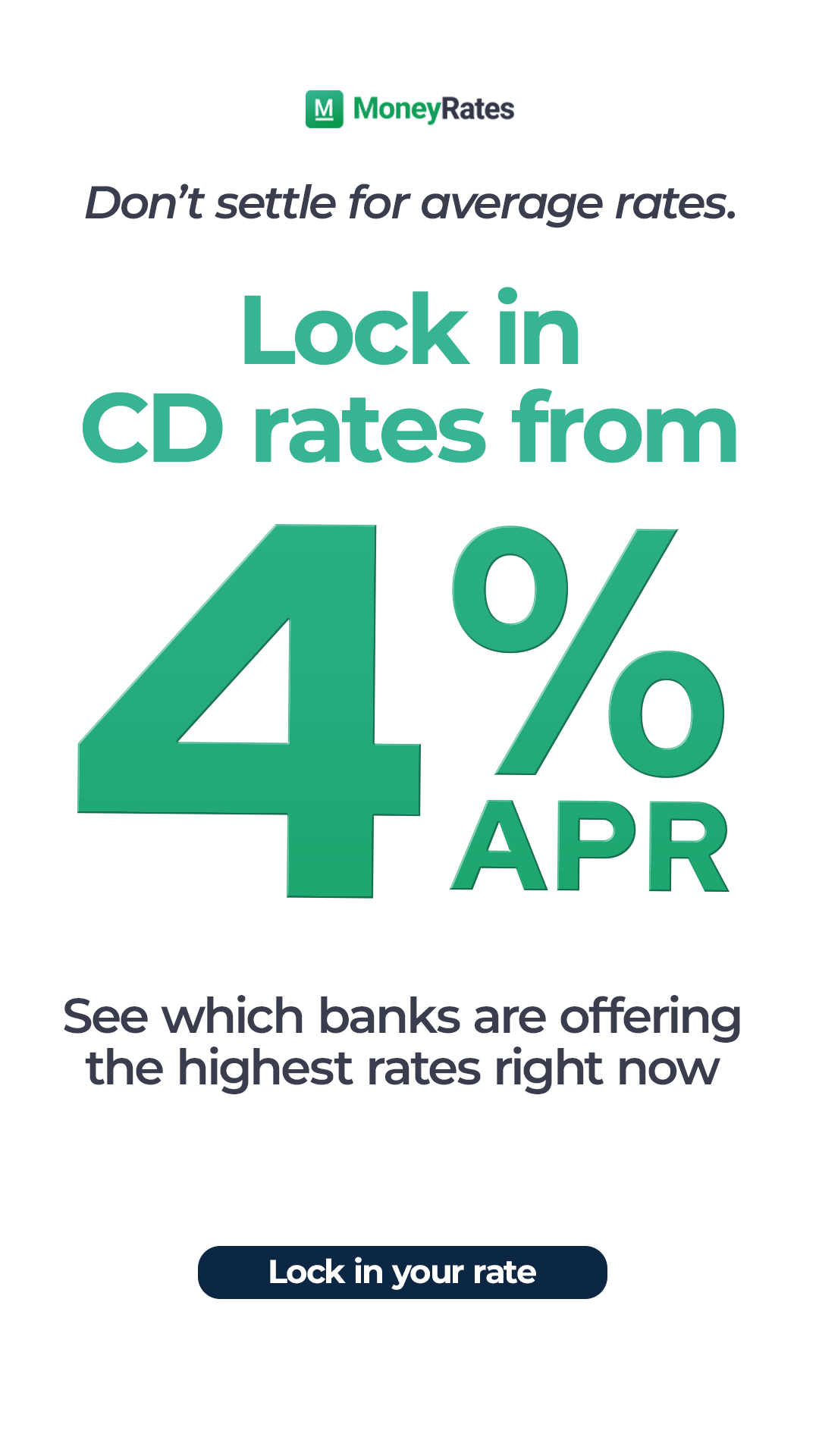 MoneyRates.com Facebook ad