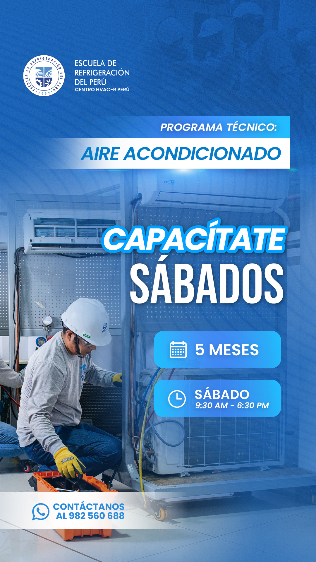 Escuela de Refrigeración del Perú Facebook ad from Jan 15, 2026