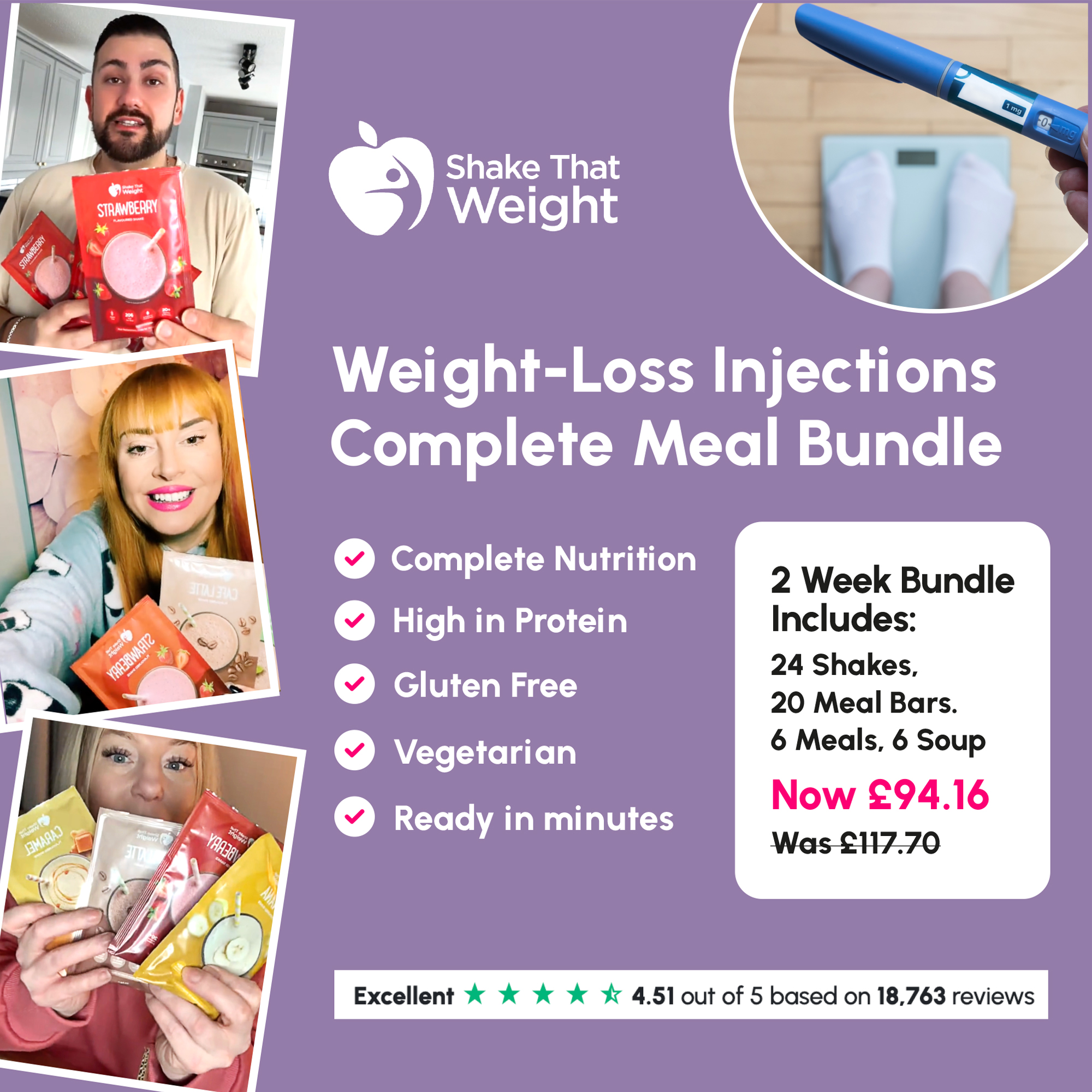 Shake That Weight Facebook ad