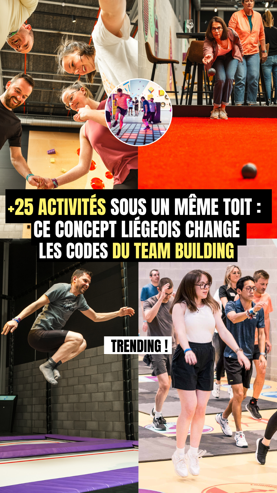 Activités Team Building en Belgique Facebook ad