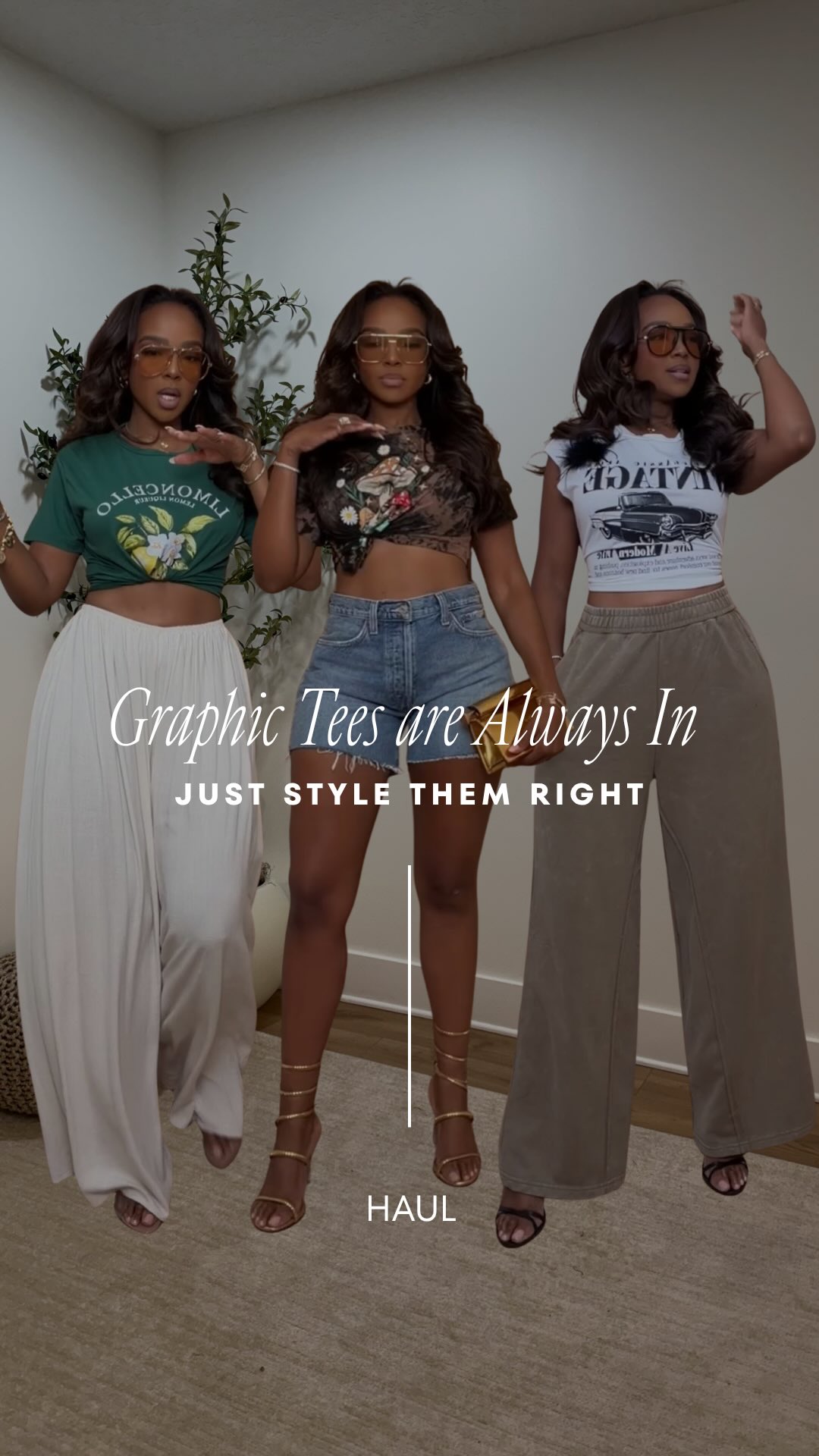Hey Katie Sue Facebook ad: Graphic tees never went out of style Like…