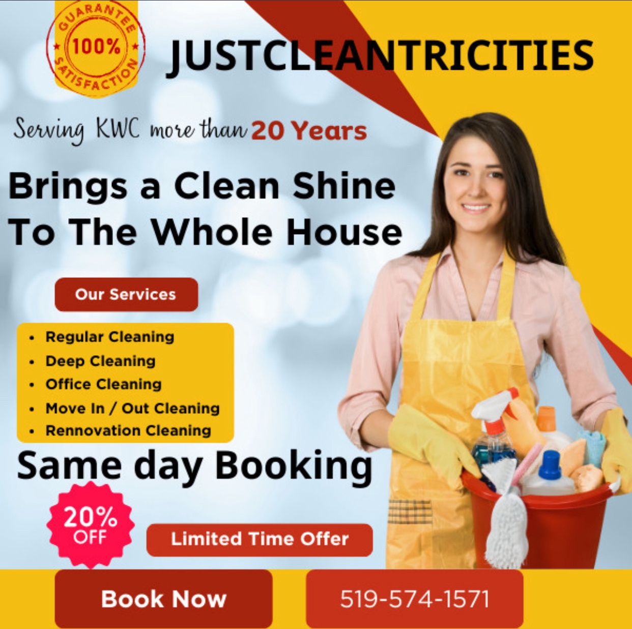 JustKlean.ca Facebook ad
