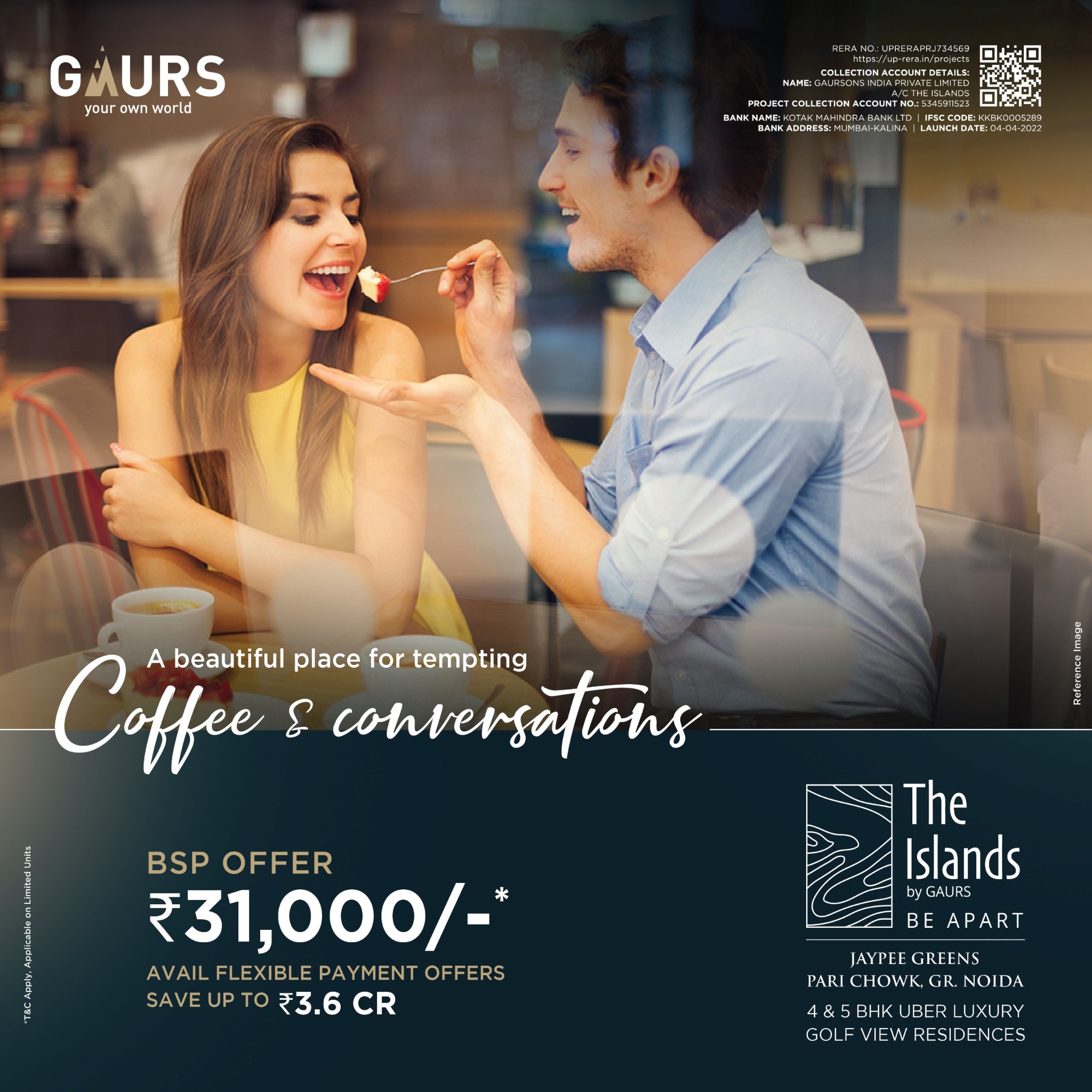 Gaurs Group Facebook ad: What if everyday moments felt effortlessly special?
