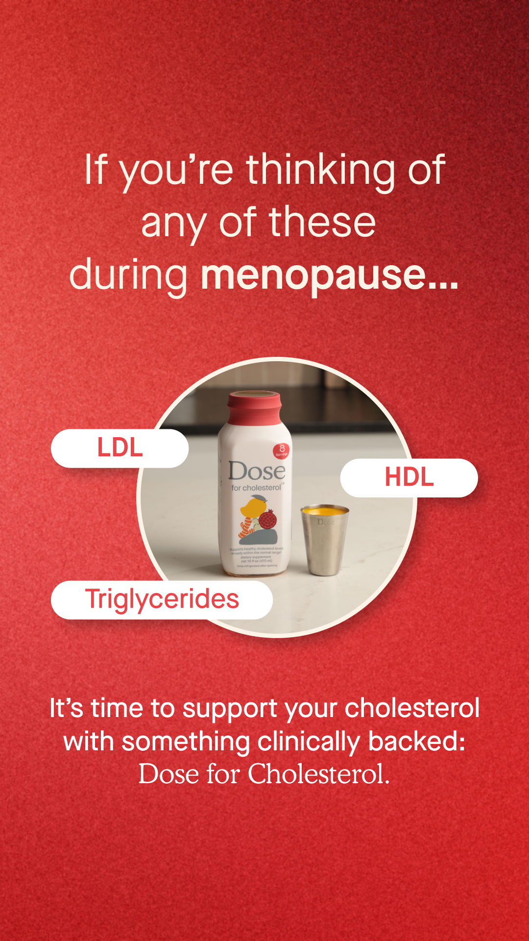 Dose for Cholesterol Facebook ad