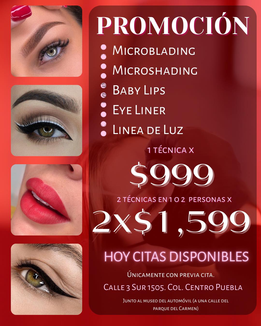 Nefertiti Brows & Lashes Facebook ad: PROMOCIÓN