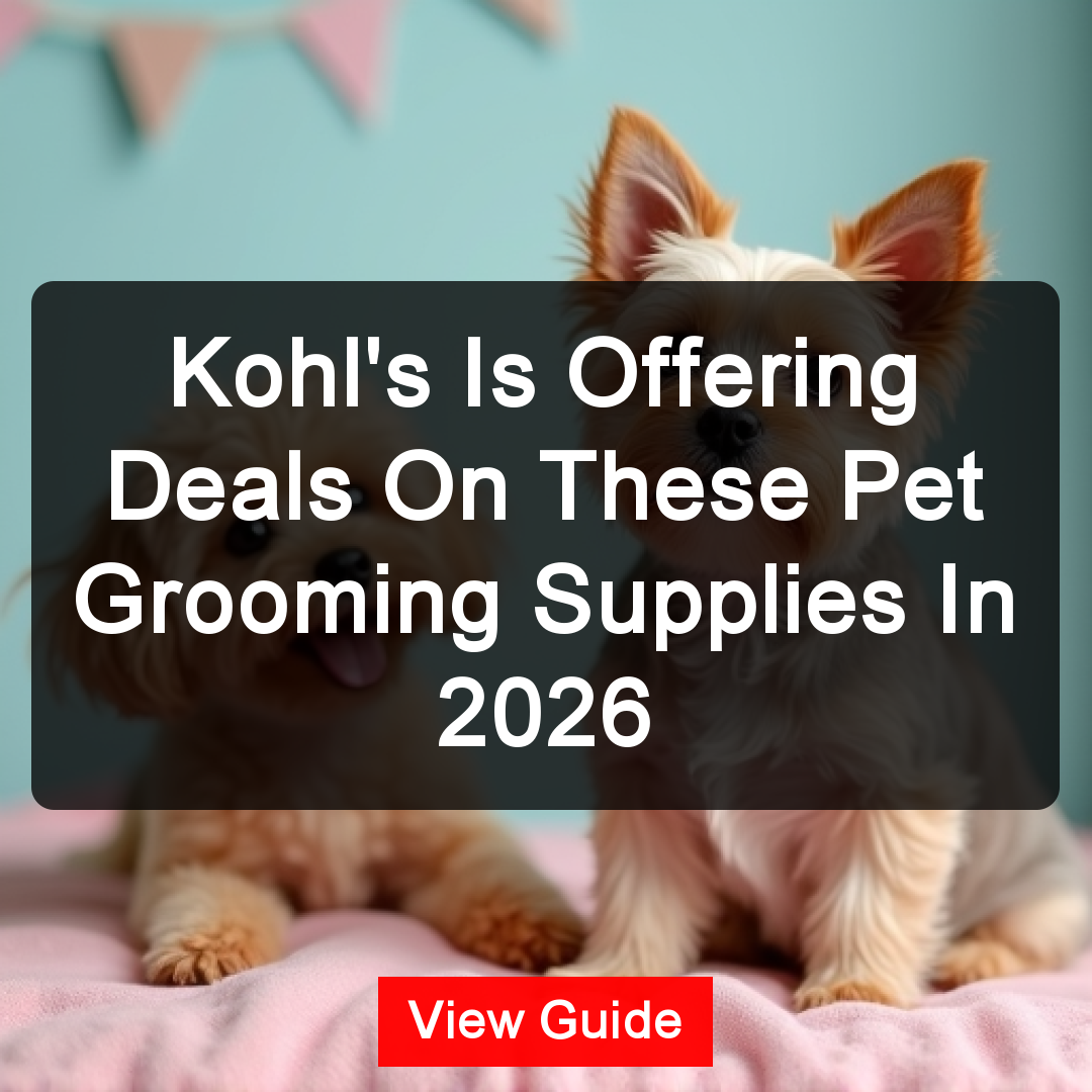 Get More Deals Facebook ad: Kohl's Is Offering Deals On These Pet Grooming Supplies In…